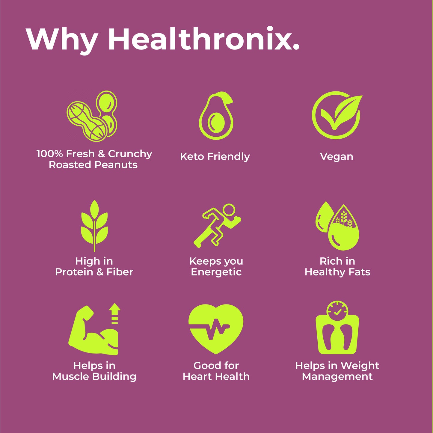 Peanut Butter (Natural- Unsweetened Crunchy)