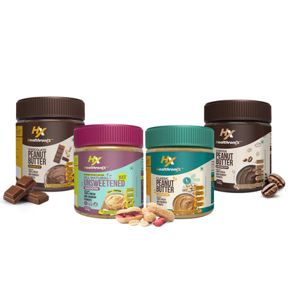 Peanut Butter (Crunchy Combo)- 340 g × 4