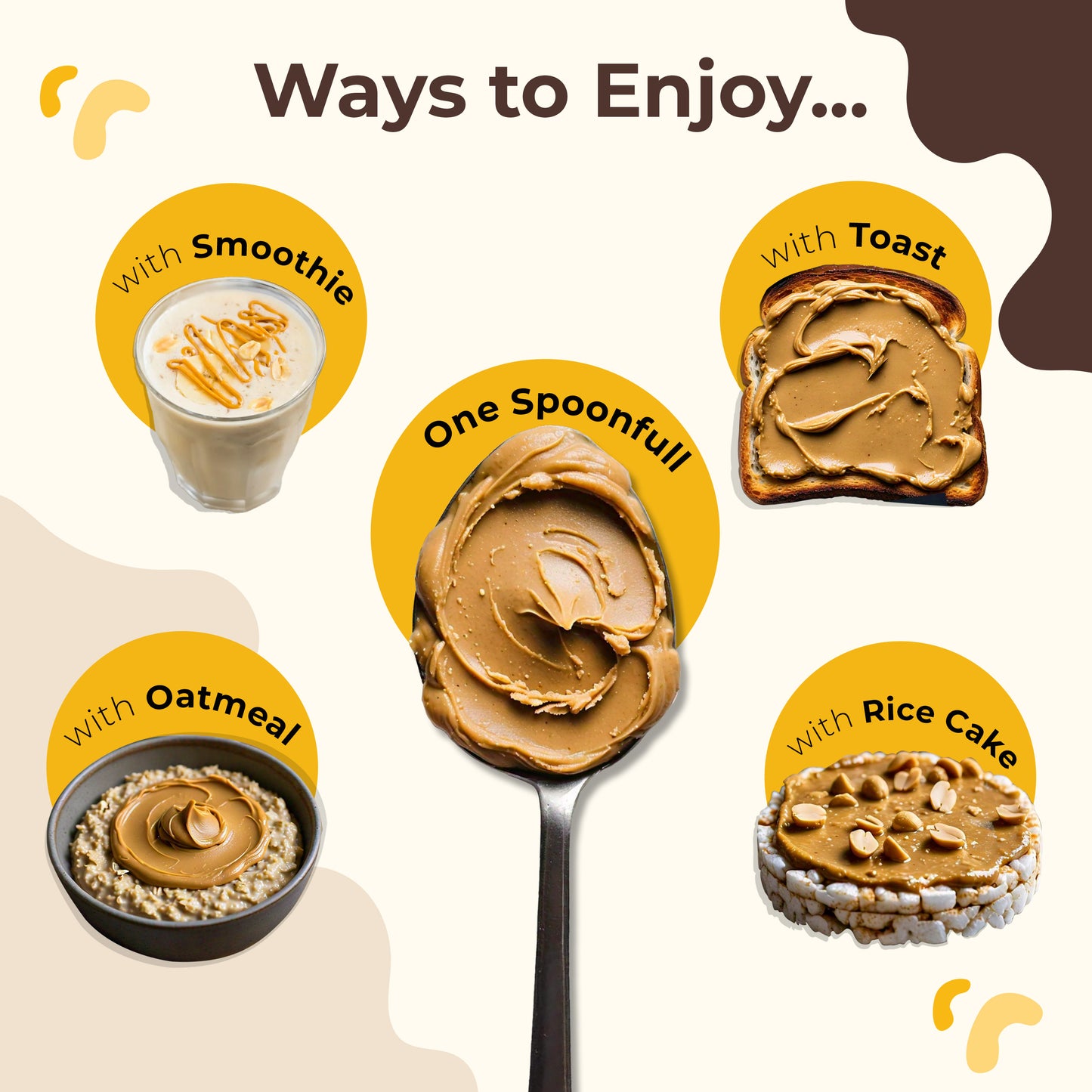 Peanut Butter (Crunchy Combo)- 340 g × 4